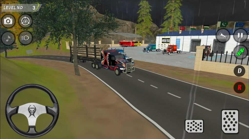 城市卡车货运3D中文版官方下载（City Truck Cargo Game 3D）图1: