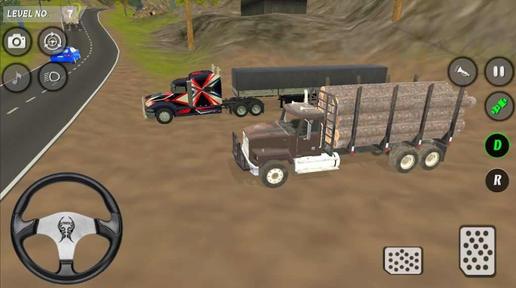 城市卡车货运3D中文版官方下载（City Truck Cargo Game 3D）图3: