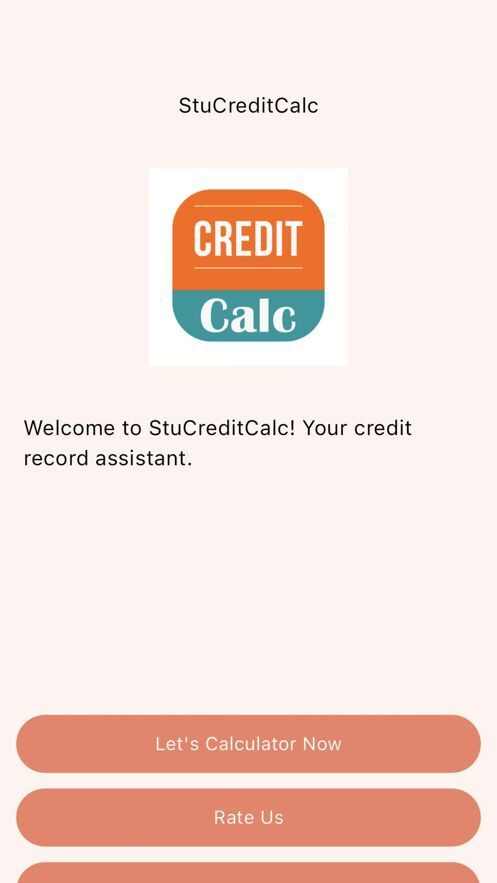 StuCreditCalc苹果版app下载安装图片1